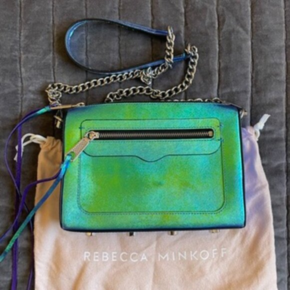Rebecca Minkoff holographic/iridescent Avery purse - Picture 9 of 12